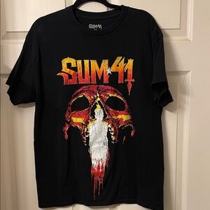 Sum 41 official Black Graphic T-Shirt